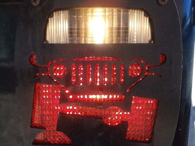 Jeep Tail Light Cover Rock Crawl Remix - image