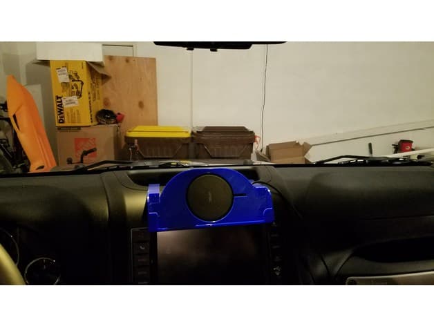 Jeep Wrangler JKU Center Dash Phone Holder - image