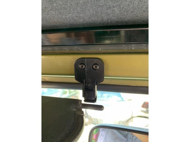 Jeep TJ Wrangler Sunvisor Clip (latch-type) - image