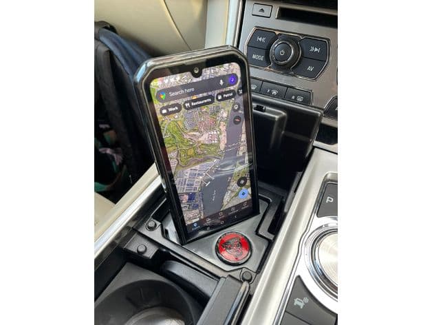 Photo of Jaguar XF X250 Phone Holder RHD