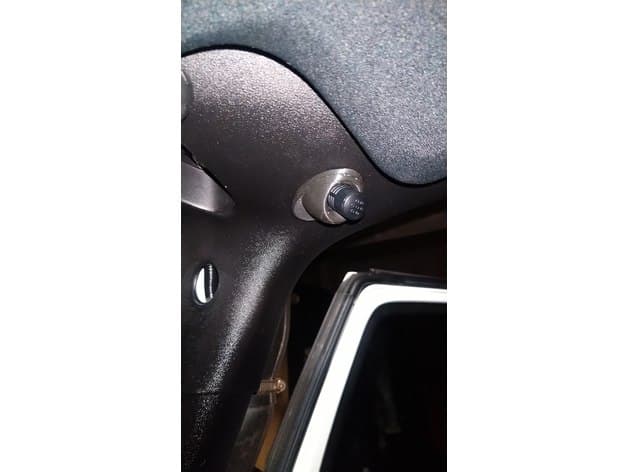 Jeep JK Wrangler hands free microphone holder (replaces stock UConnect Mic) - image