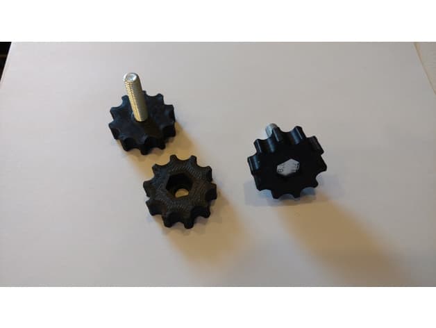 Jeep Wrangler hard top quick-release knob - image