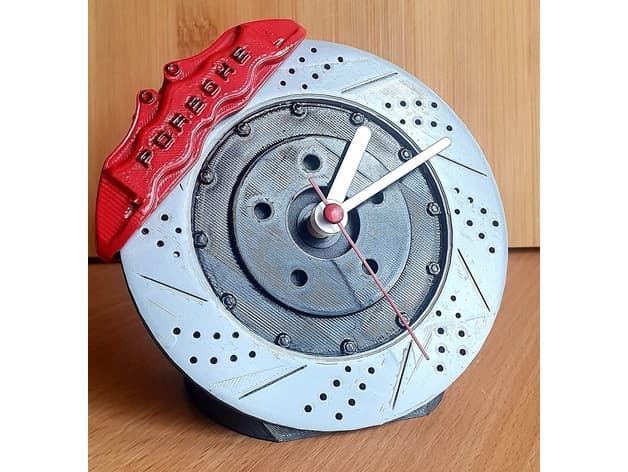 Porsche brake disc clock holder - image