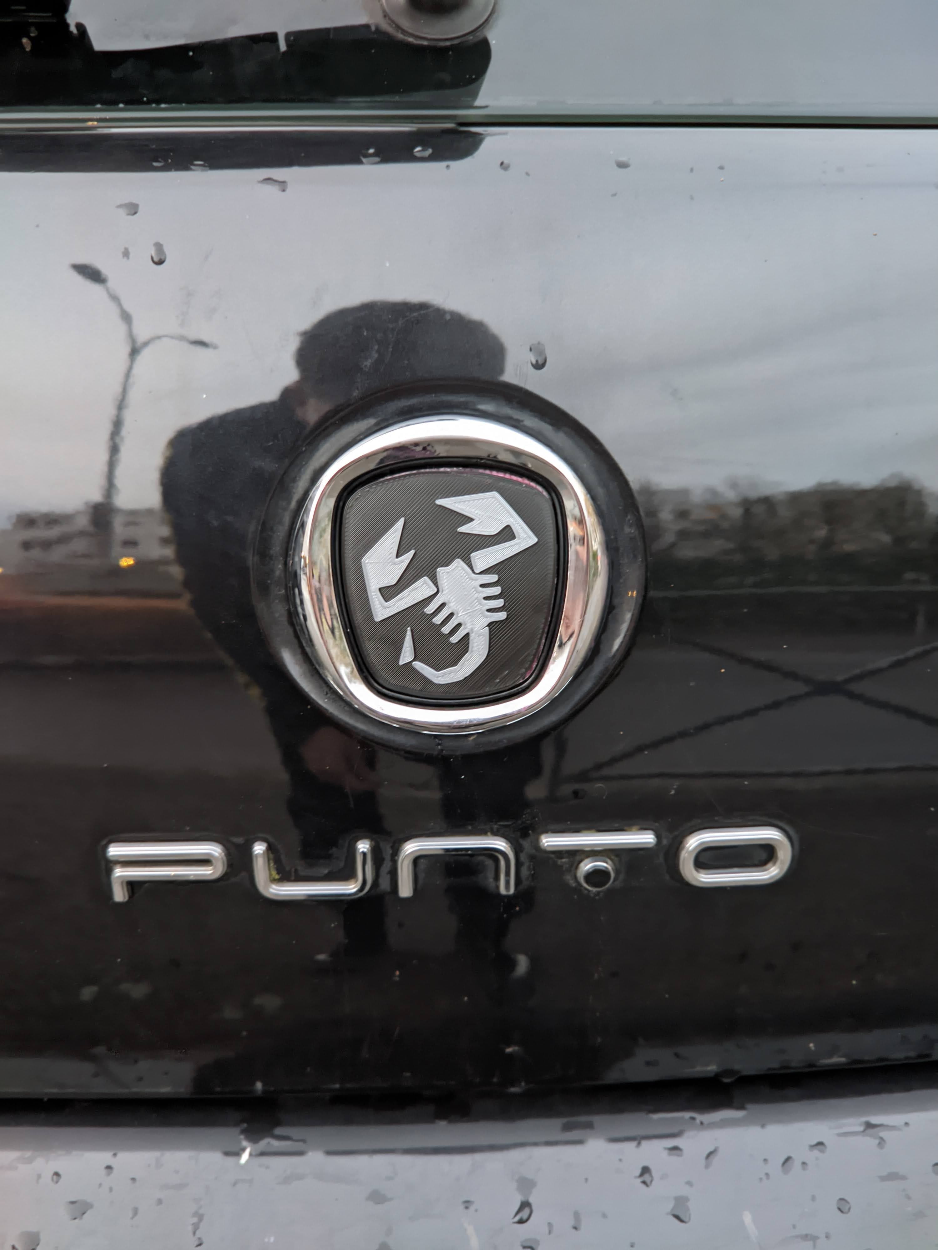 Fiat punto evo Abarth emblem - image