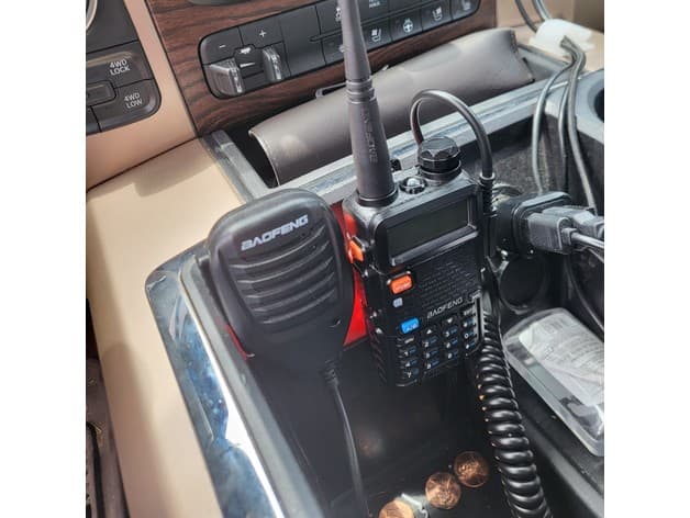 UV-5R and mic stand for Ram 1500 (4th gen) - image