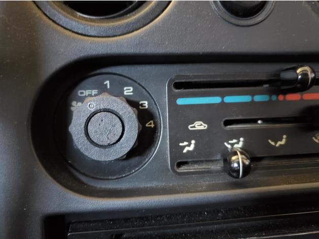 NA Miata AC HVAC Knob and Button - image
