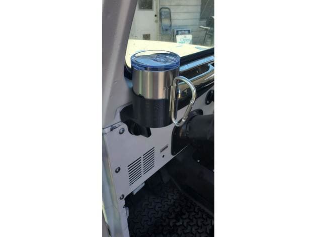 Jeep CJ and YJ cup holder - image
