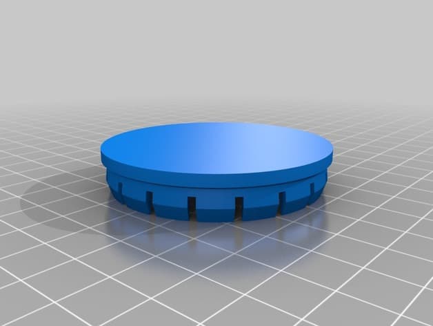 Honda 13 inch wheel center cap. (blank) - image