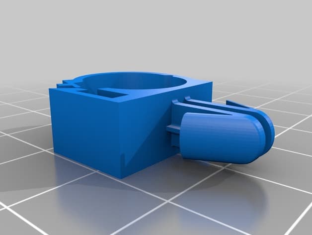ford radiator overflow drain hose clip - image