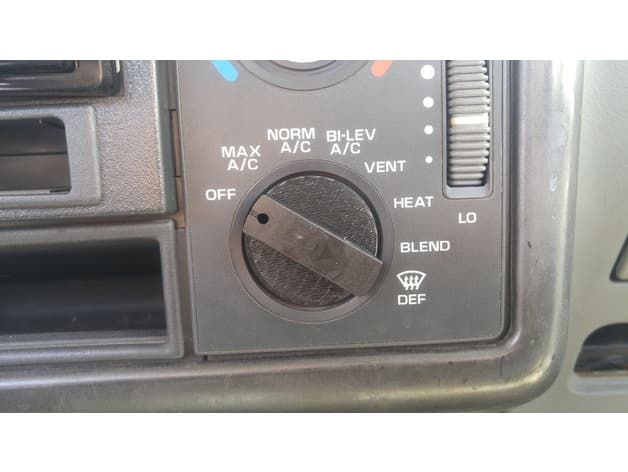 94-97 S10 and Blazer HVAC knob - image