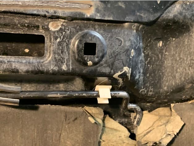 Jeep Wrangler TJ '97 Prop Rod Clip - Part no. 55075 480AB - image
