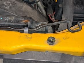 Photo of GMC Canyon Chevrolet Colorado hood prop stand retainer clip - OpenSCAD