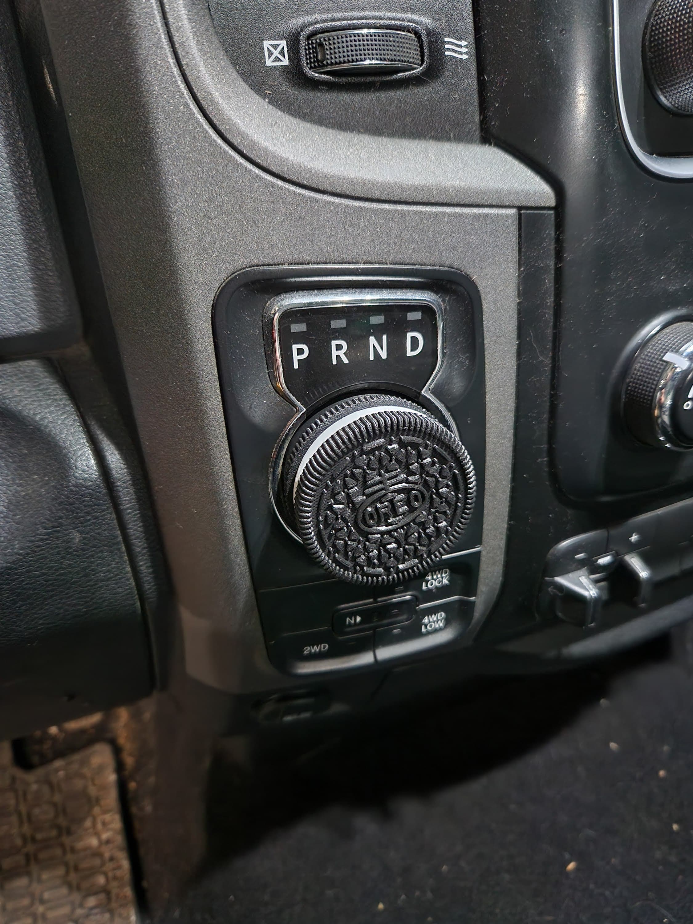 Oreo Shifter Knob for 8 speed Ram Truck - image