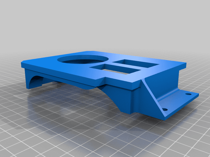 MJ/XJ clock panel for 52mm gauge and two switches - image