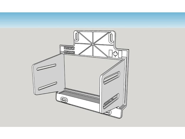 80-86 Bullnose Ford Double Din Mount - image