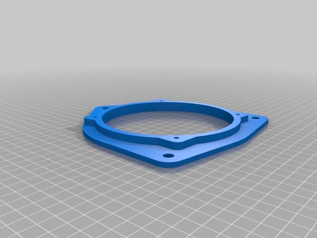 Toyota Avensis T22 door speaker adapter for universal 130mm speakers - image