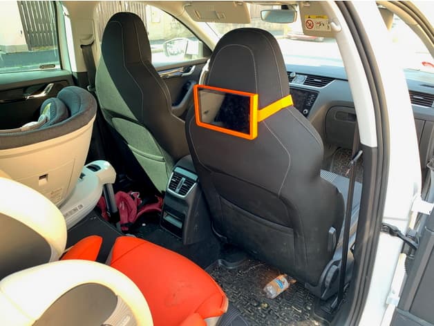 Acer Iconia Tablet holder for Skoda Octavia Sportline seats - image