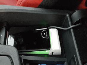 BMW wireless charger snapin - image