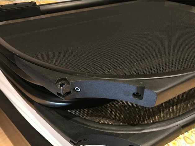 Audi A4 windbreak seat side arm holder - image
