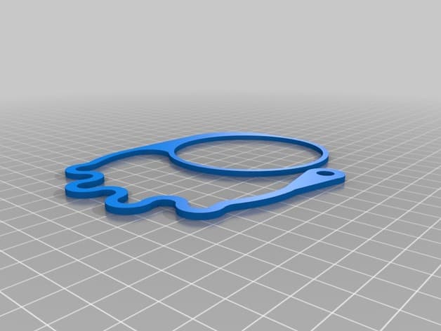 Subaru Gas Cap Lanyard / Tether (smaller print area) - image