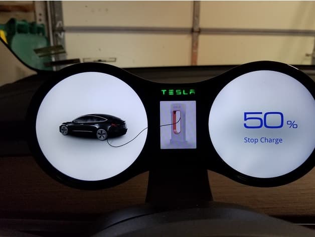 TopFit Tesla Model 3 Dashboard Sticker Replacement - image