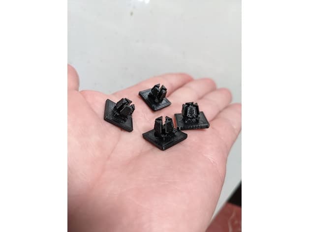 Tesla Model 3 Rear License Plate Anchors - image