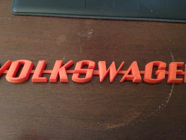 VW Automobile Emblem - image