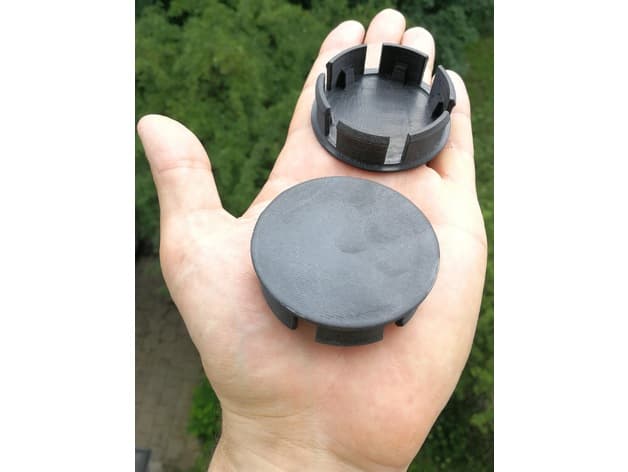 Wheel center cap (no logo) (fits Honda, Volvo rims) - image