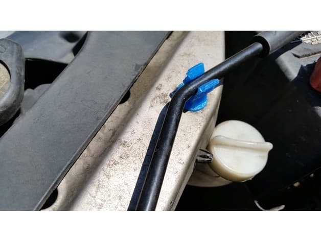 rod hood support for honda and other cars - image