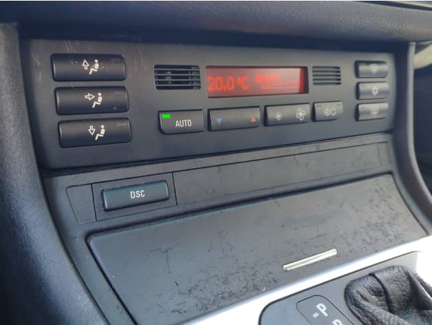 Photo of Double Din AC Relocation Bezel for BMW E46