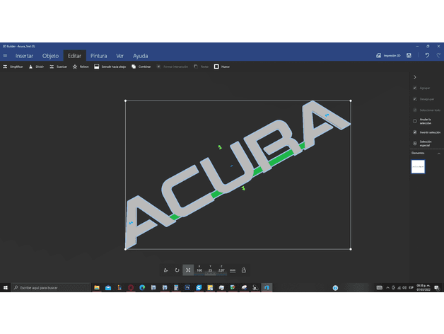 Acura emblem 1 piece - image