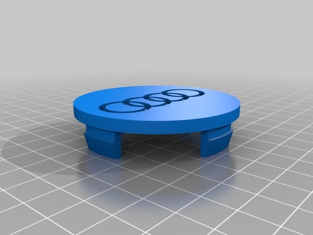 Center cap with Audi symbol - image