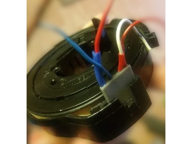 32341162111 BMW steering wheel connector repair housing - image