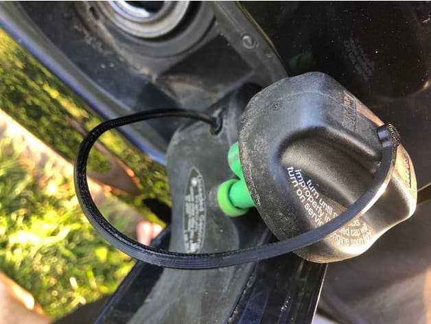 BMW gas cap tether - image
