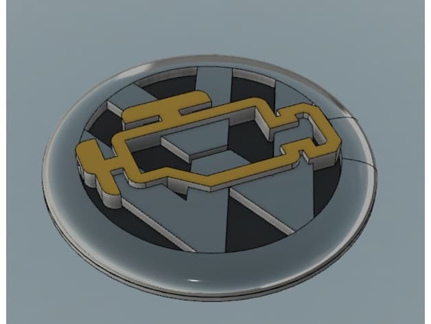 VW Emblem (fixed to fit older models better) - image