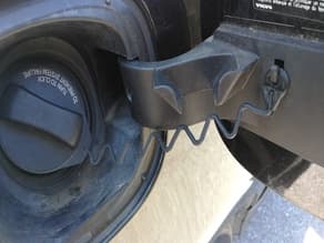 Photo of Volvo S60 gas cap tether fix