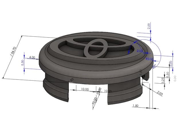 Wheel center cap toyota - image