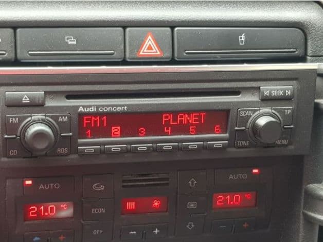 Photo of Audi Car Radio Buttons