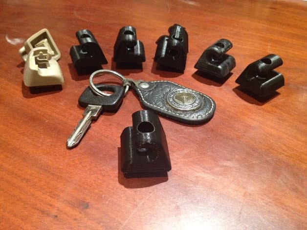 Sunvisor Clip Mercedes-Benz w126 - image