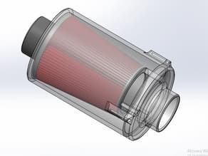 Photo of Cone air filter holder Saab 93 NG
