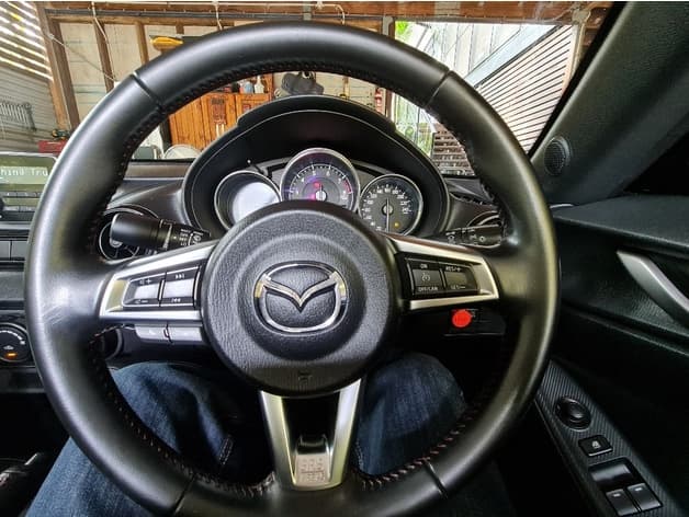 Photo of ND MX-5 Miata Enlarged DSC Button Remix with label