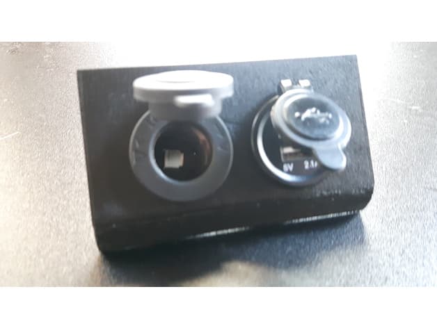 12v & USB Plugs instead of Side Ashtray VW T4 - image