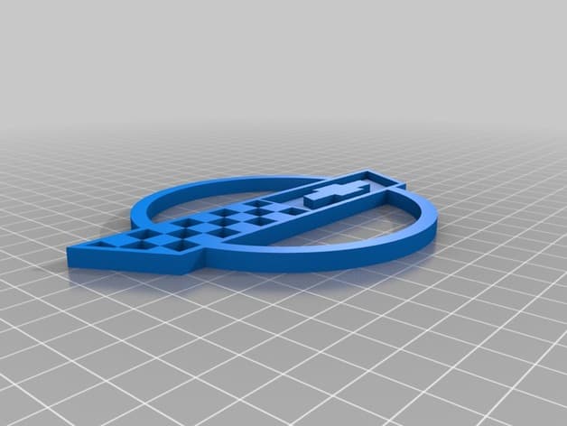 Corvette C4 Logo Emblem - image