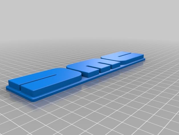 DMC 12 Delorean emblem made in fusion 360 - image