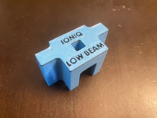 Photo of Hyundai Ioniq Low Beam Bulb Change Tool