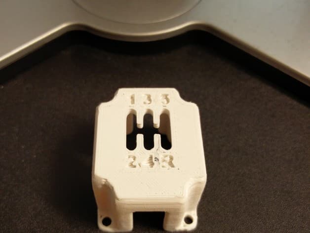 Shifter H box with numbers for Toyota 22re transmission - image