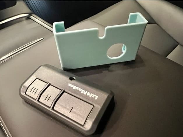 Chamberlain Garage Door Remote Holder for Tesla - image
