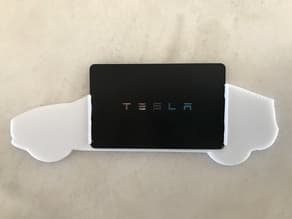 Tesla Model 3 Card Key Holder - image