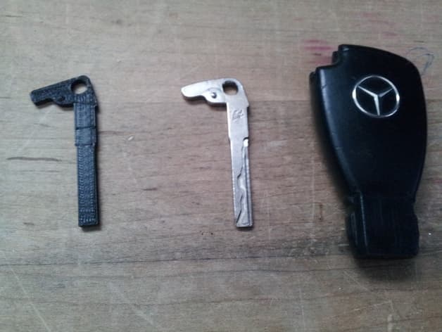 Photo of Mercedes Benz Glove Box Key Blank (2006 Style Keys)