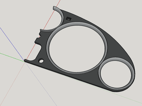 Photo of Retro Gauge Cluster with Rings | NA Mazda MIATA